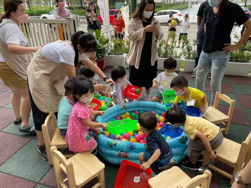 國家科學及技術委員會南部科學園區管理局聯苑員工子女非營利幼兒園校內活動照片