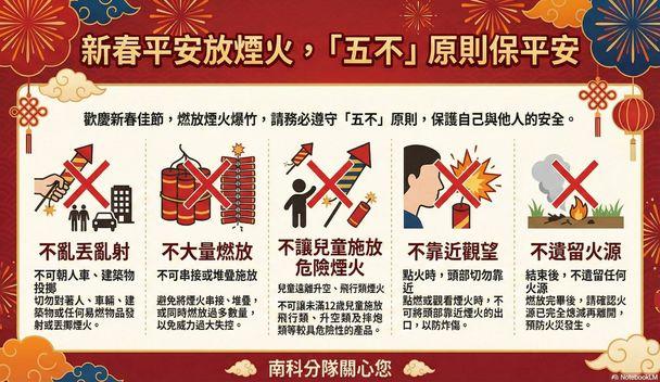 南科分隊爆竹宣導 