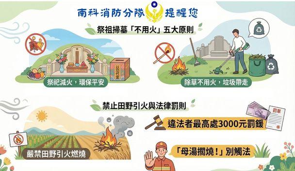 南科分隊防火宣導 