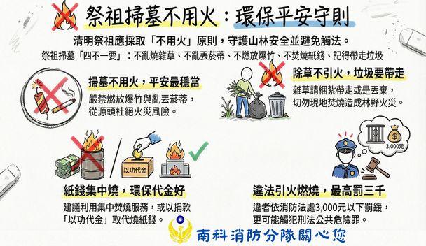 南科分隊防火宣導 