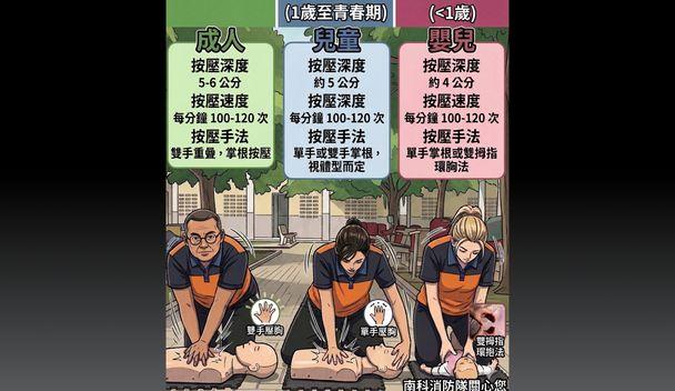南科分隊救護宣導 