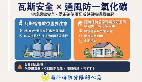 南科分隊防災宣導